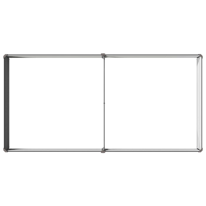 Pat de grădină ridicat Antracit 160 x 80 x 24 cm - WALTI WALTI