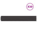 Margine pentru gazon 30 pcs 15 x 103 cm Oțel Negru - WALTI WALTI