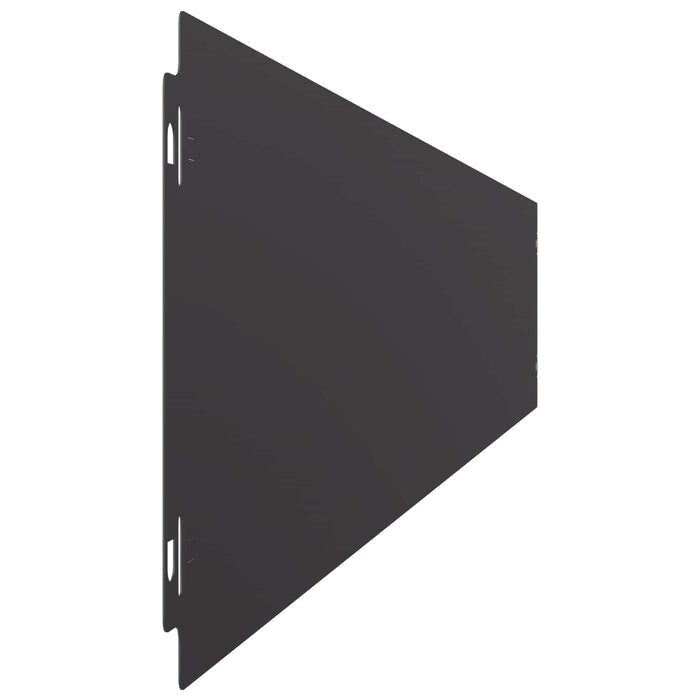 Margine pentru gazon 30 pcs 15 x 103 cm Oțel Negru - WALTI WALTI