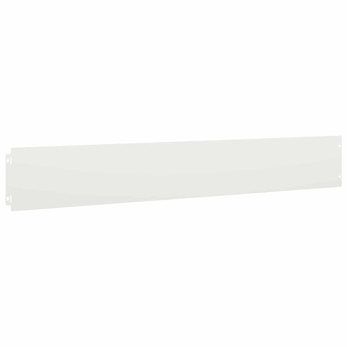 Margine pentru gazon 30 buc. 15 x 103 cm Oțel Alb - WALTI WALTI