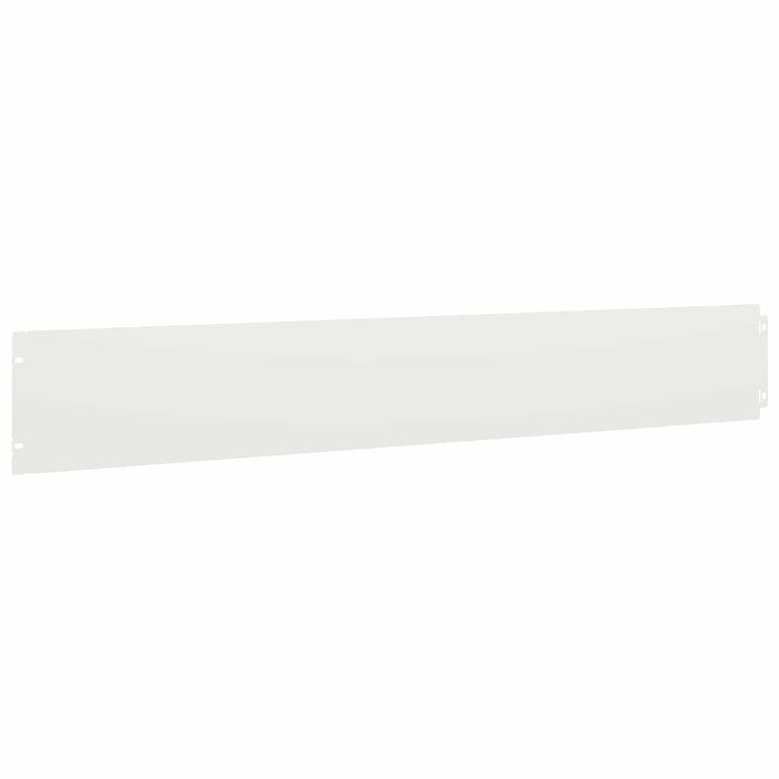 Margine pentru gazon 30 buc. 15 x 103 cm Oțel Alb - WALTI WALTI