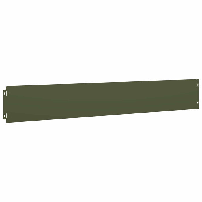 Margine pentru gazon 30 buc. 15 x 103 cm Oțel Verde măsliniu - WALTI WALTI