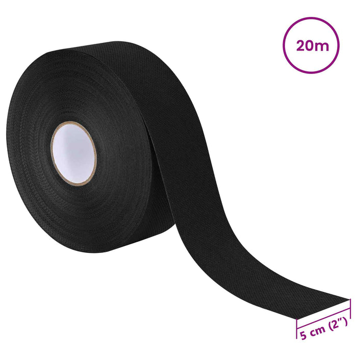 Bandă de iarbă artificială autoadezivă Negru 5 cm x 20 m - WALTI WALTI