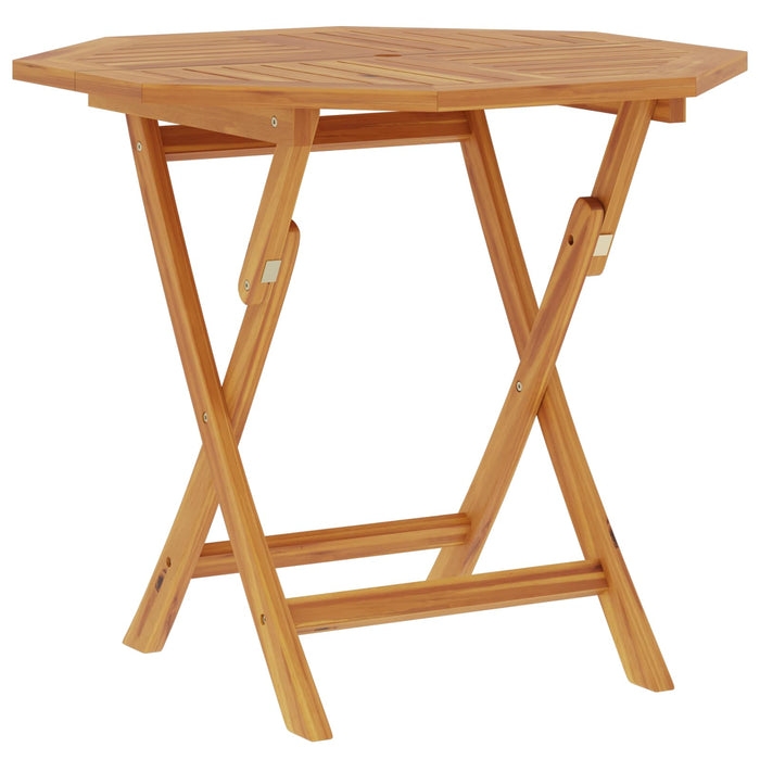 Set de grădină bistro pliabil cu 3 piese 3 buc. natural WALTI