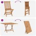 Set Bistro de Grădină 3 pcs Maro Lemn Teak Solid - WALTI WALTI