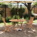 Set Bistro de Grădină 3 pcs Maro Lemn Teak Solid - WALTI WALTI
