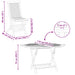 Set Bistro de Grădină 3 pcs Maro Lemn Teak Solid - WALTI WALTI