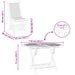 Set Bistro de Grădină 3 pcs natural Lemn solid de tec - WALTI WALTI