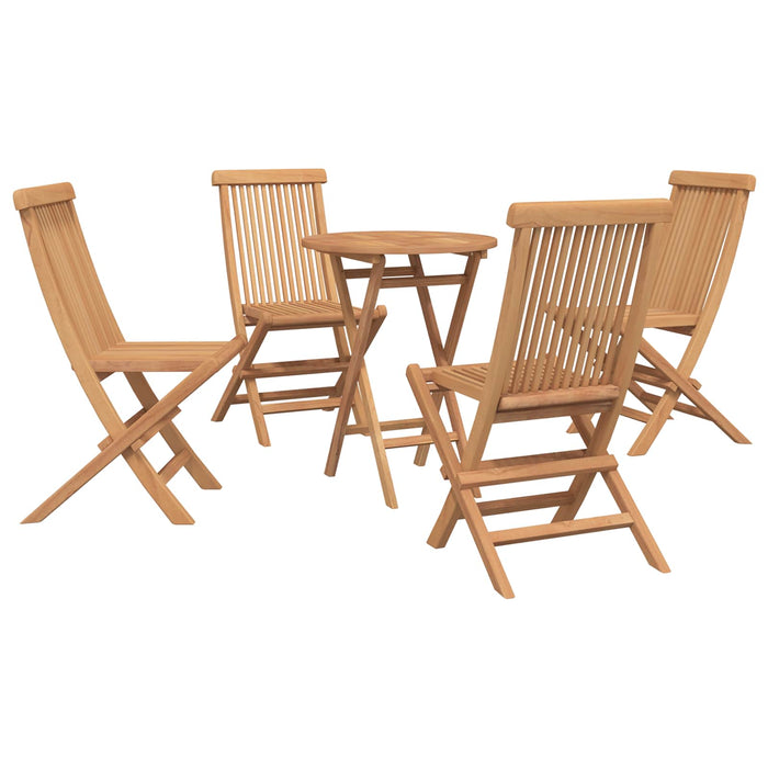Set de grădină 5 buc. Maro Lemn Teak Solid WALTI