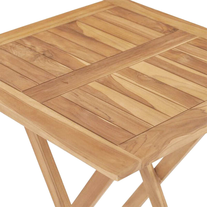 Set de grădină pliabil pentru servit masa 5 pcs natural WALTI