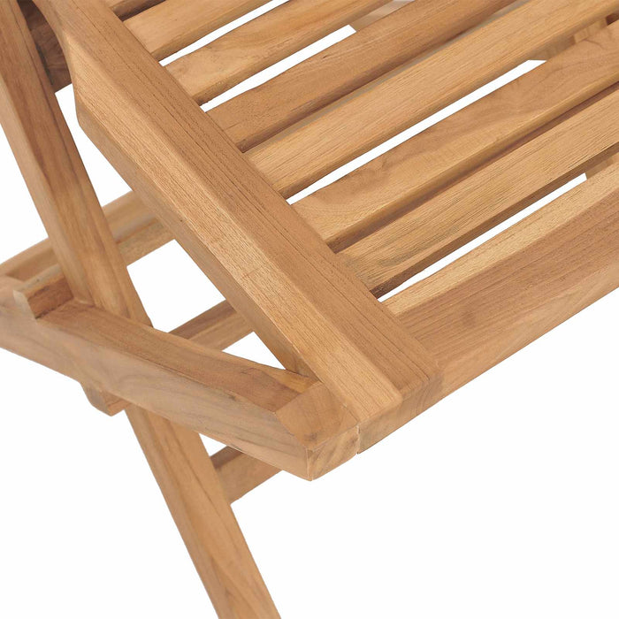 Set de grădină 3 buc. Maro Lemn Teak Solid WALTI
