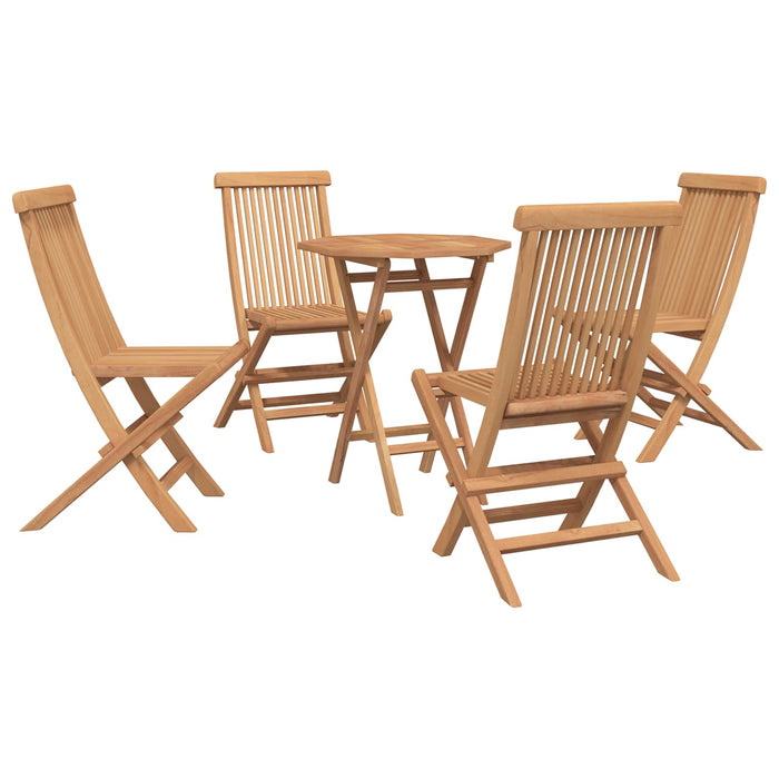Set de grădină 5 buc. Maro Lemn Teak Solid WALTI