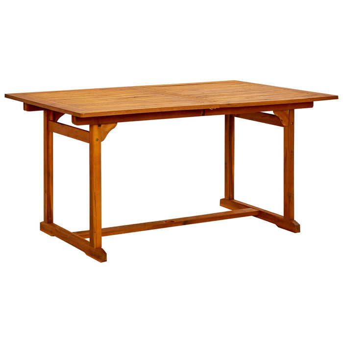 Set de dining pentru grădină cu 5 piese natural WALTI