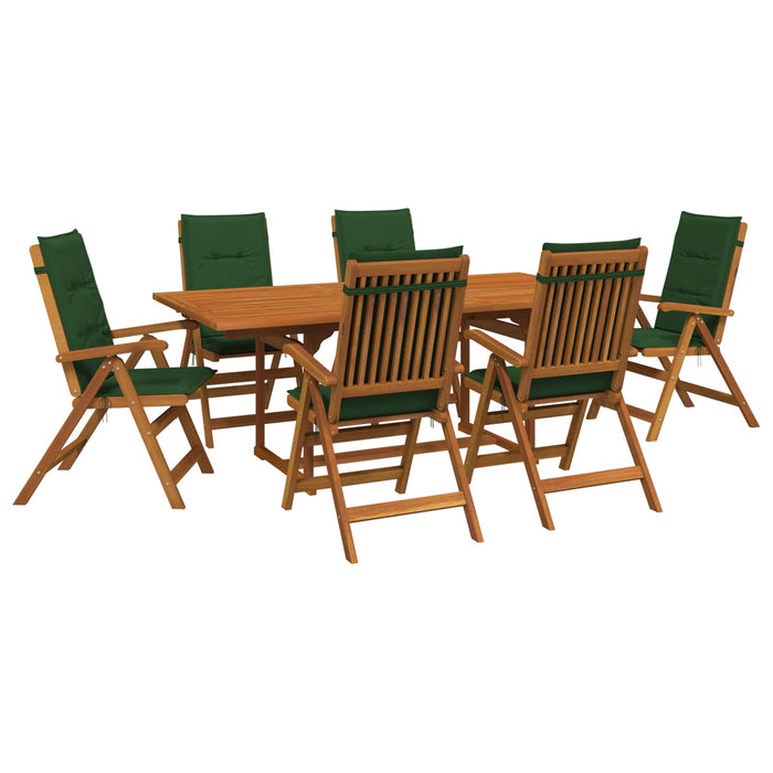 Set de dining pentru grădină, 7 piese natural WALTI