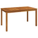 5-Piece Garden Dining Set natural Lemn Solid de Acacia - WALTI WALTI