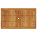 5-Piece Garden Dining Set natural Lemn Solid de Acacia - WALTI WALTI