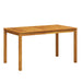 5-Piece Garden Dining Set natural Lemn Solid de Acacia - WALTI WALTI