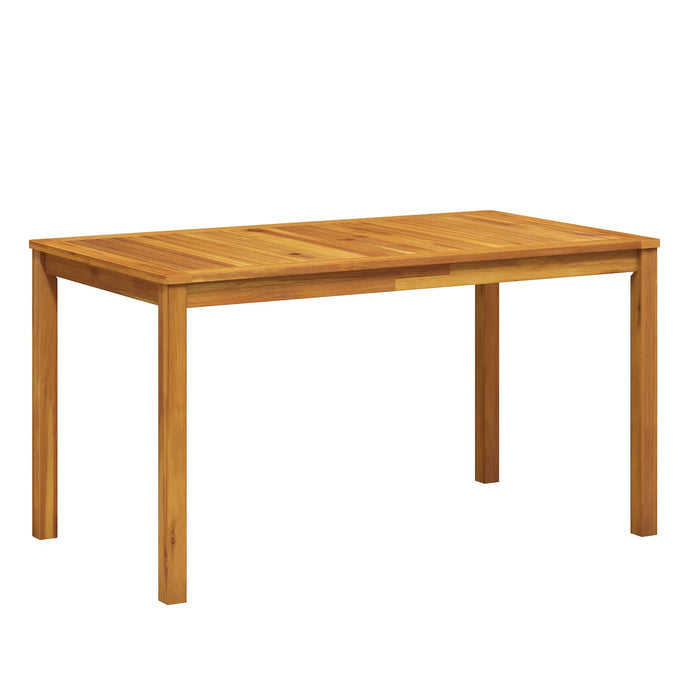 7-Piece Garden Dining Set natural Lemn Solid de Acacia - WALTI WALTI