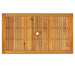 7-Piece Garden Dining Set natural Lemn Solid de Acacia - WALTI WALTI