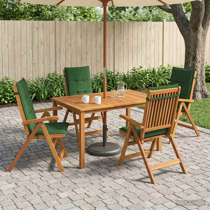 Set de dining pentru grădină cu 5 piese natural WALTI