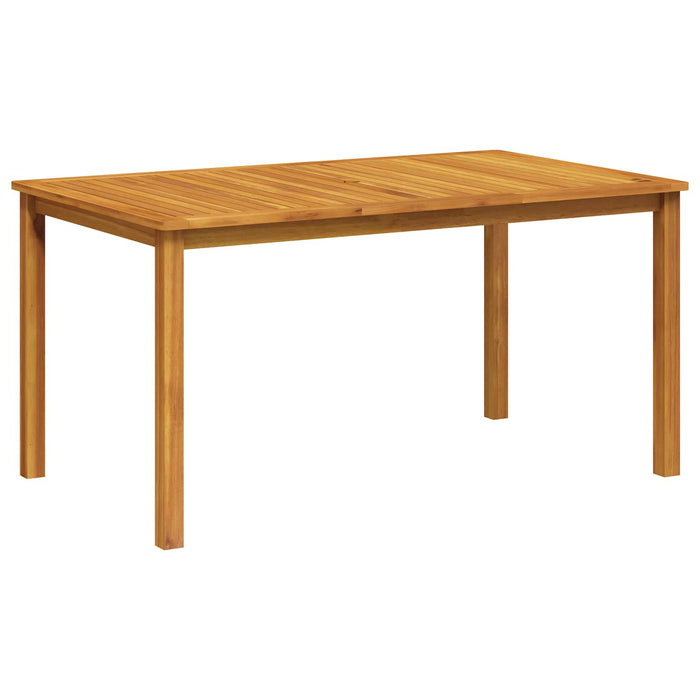 Set de dining pentru grădină cu 5 piese natural WALTI