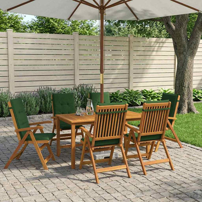 Set de dining pentru grădină, 7 piese natural WALTI