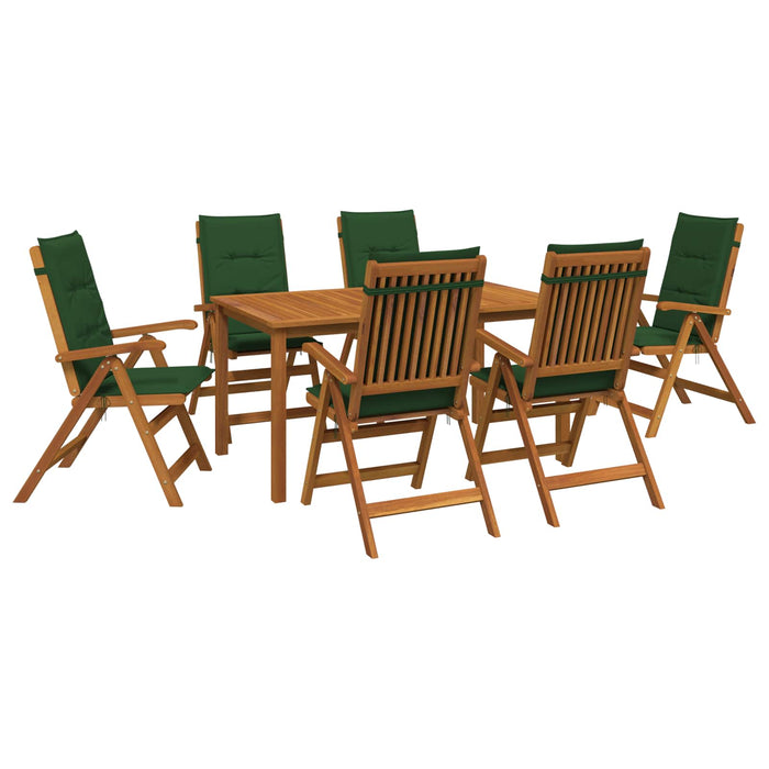 Set de dining pentru grădină, 7 piese natural WALTI