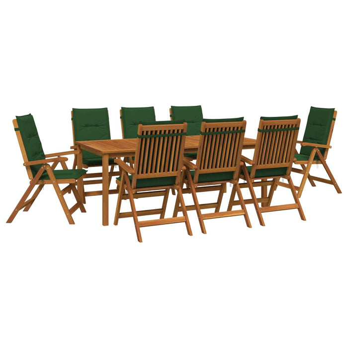 Set de dining pentru grădină, 9 piese natural WALTI