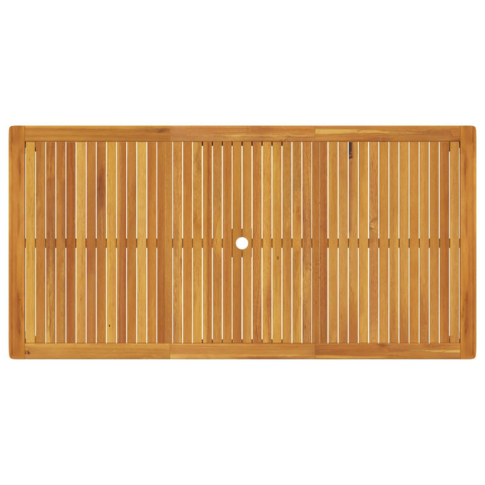 Set de dining pentru grădină, 9 piese natural WALTI