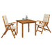 Set de dining pentru grădină, 3 piese natural - WALTI WALTI
