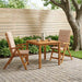 Set de dining pentru grădină, 3 piese natural - WALTI WALTI