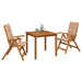 Set de dining pentru grădină, 3 piese natural - WALTI WALTI