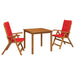 Set de dining pentru grădină, 3 piese natural - WALTI WALTI