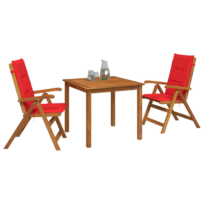 Set de dining pentru grădină, 3 piese natural - WALTI WALTI