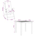 Set de dining pentru grădină, 3 piese natural - WALTI WALTI