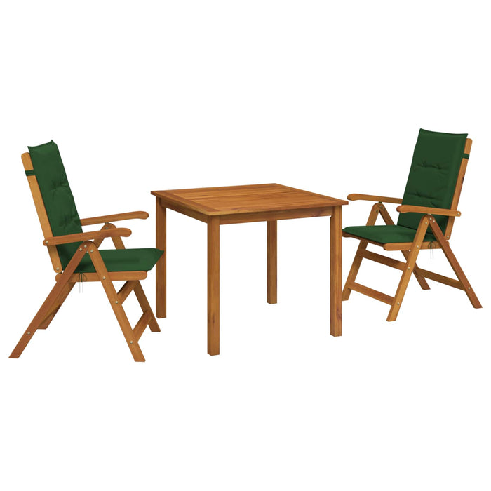 Set de dining pentru grădină, 3 piese natural - WALTI WALTI