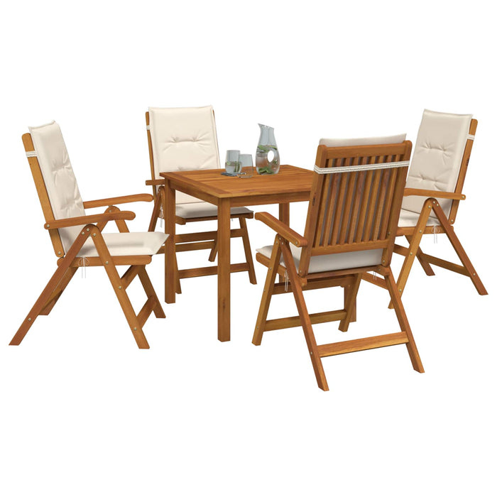 Set de dining pentru grădină cu 5 piese natural - WALTI WALTI