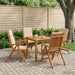 Set de dining pentru grădină cu 5 piese natural - WALTI WALTI