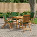 Set de dining pentru grădină cu 5 piese natural - WALTI WALTI