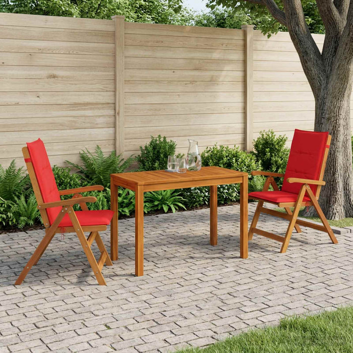Set de dining pentru grădină, 3 piese 3 buc. natural WALTI
