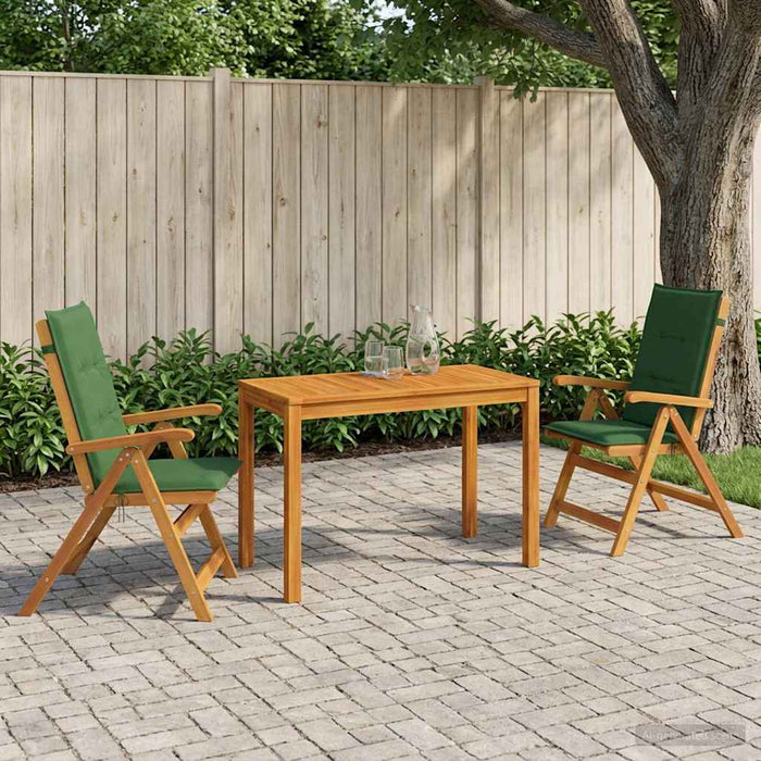 Set de dining pentru grădină, 3 piese 3 buc. natural WALTI
