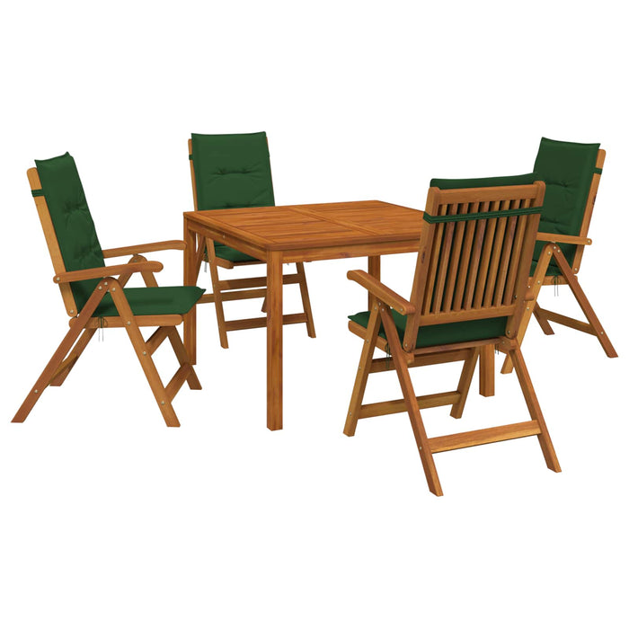 Set de dining pentru grădină cu 5 piese 5 buc. natural WALTI