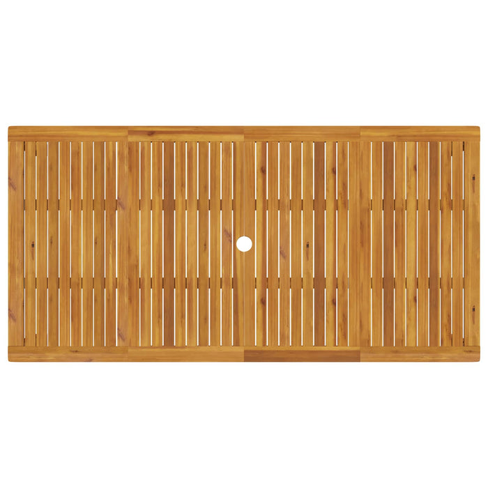 Set de dining pentru grădină, 9 piese 9 buc. natural WALTI