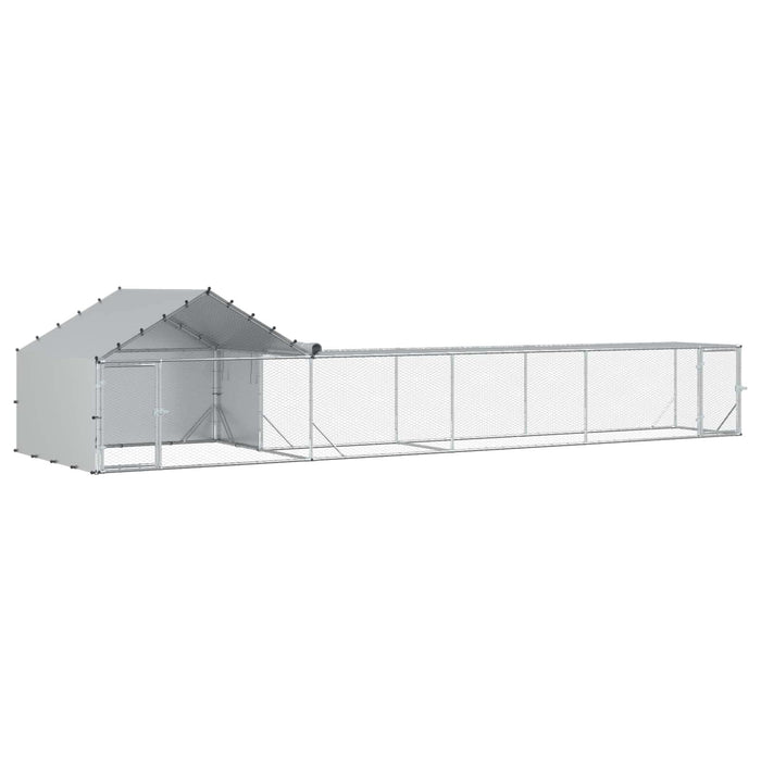 2 buc. Argintiu 7 x 2 x 1,5 m Oțel Galvanizat - WALTI WALTI