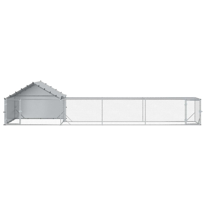 2 buc. Argintiu 7 x 2 x 1,5 m Oțel Galvanizat - WALTI WALTI