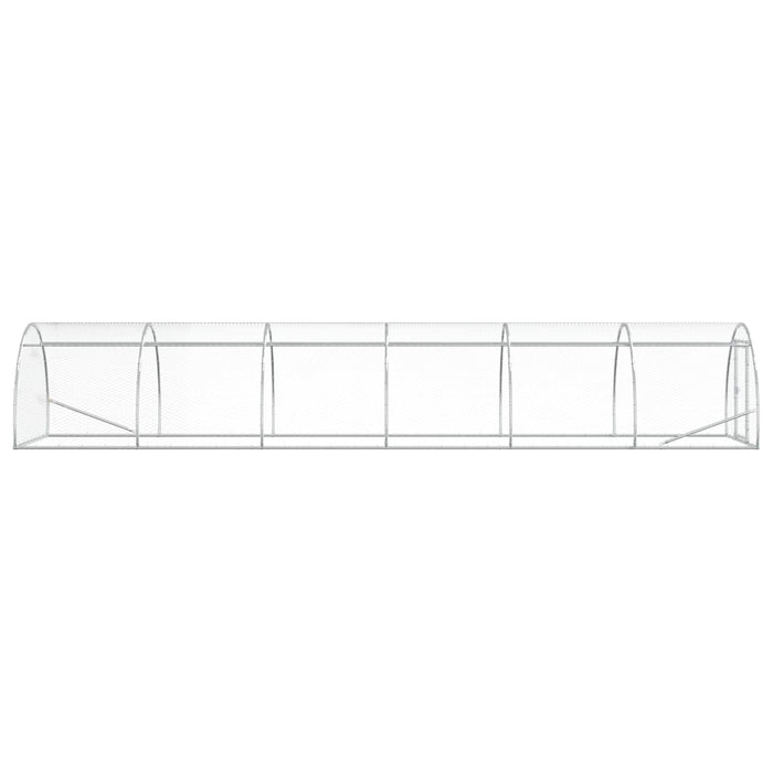 Căsuță pentru pui Argintiu 600 x 150 x 100 cm Oțel Galvanizat WALTI