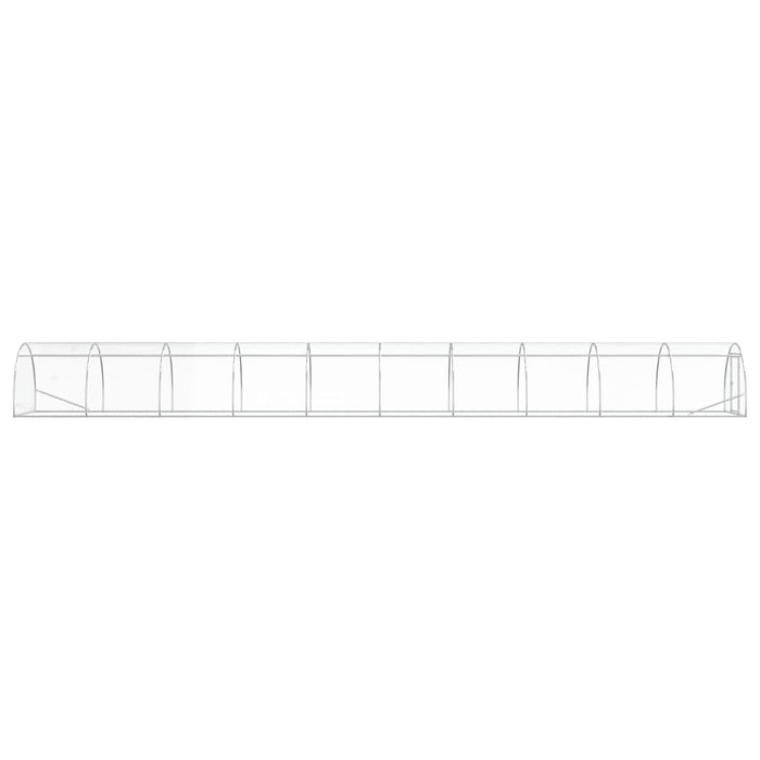 Căsuță pentru pui Argintiu 1000 x 150 x 100 cm Oțel Galvanizat WALTI
