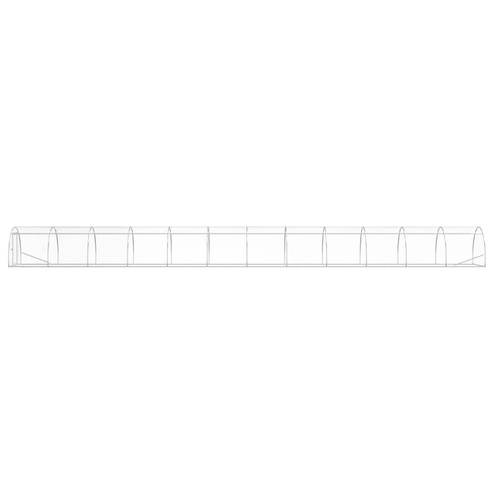 Căsuță pentru pui Argintiu 1200 x 150 x 100 cm Oțel Galvanizat WALTI