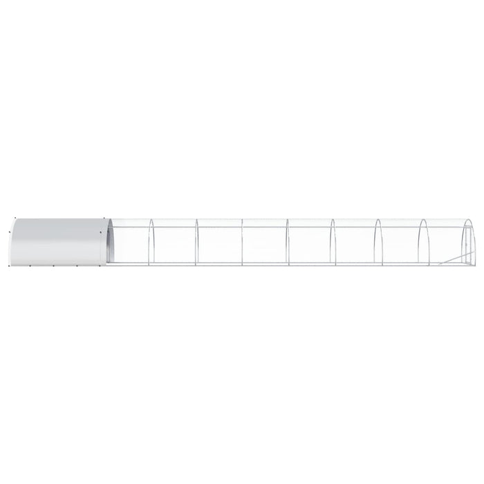 Căsuță pentru pui Argintiu 1000 x 150 x 100 cm Oțel Galvanizat WALTI