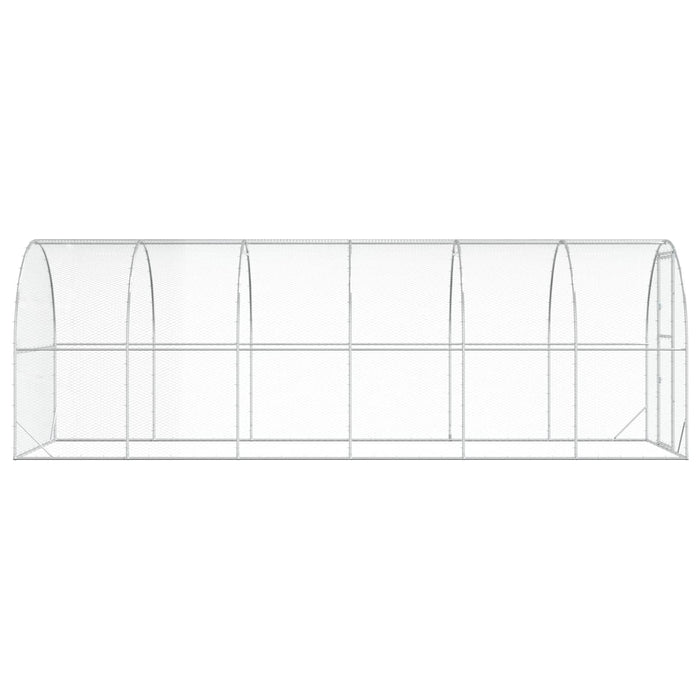 Căsuță pentru pui Argintiu 600 x 200 x 200 cm Oțel Galvanizat WALTI